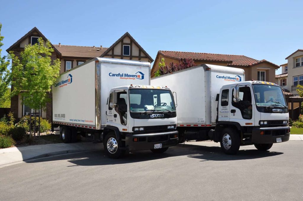 Careful Movers truck loaded for an interprovincial relocation from Gauteng
