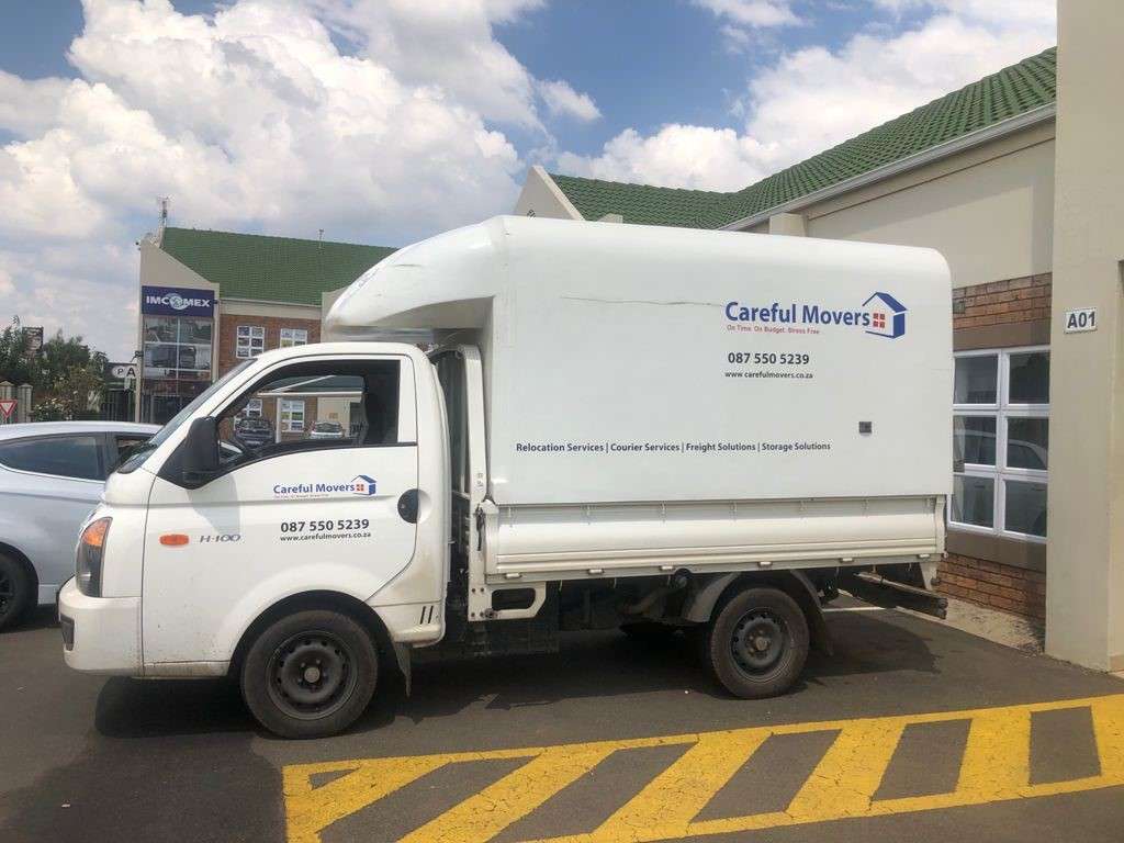 Careful Movers 1-ton truck ready for a furniture removal in Nigel