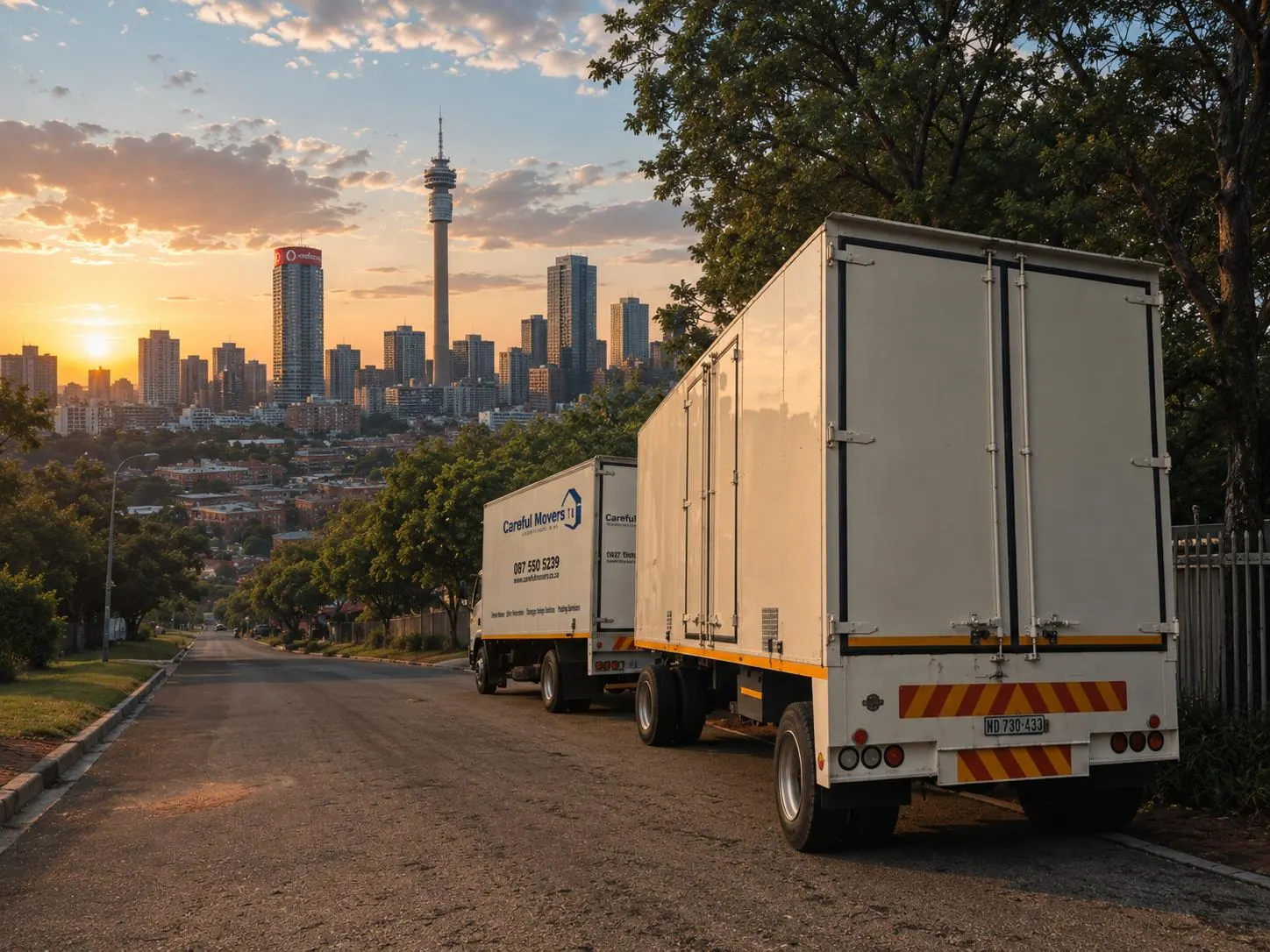Careful Movers furniture removal truck